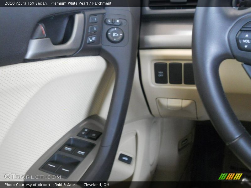 Premium White Pearl / Parchment 2010 Acura TSX Sedan