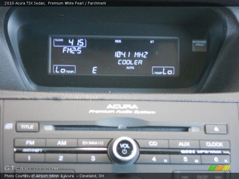 Premium White Pearl / Parchment 2010 Acura TSX Sedan