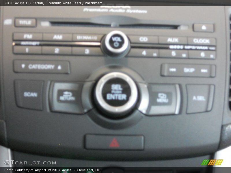 Premium White Pearl / Parchment 2010 Acura TSX Sedan