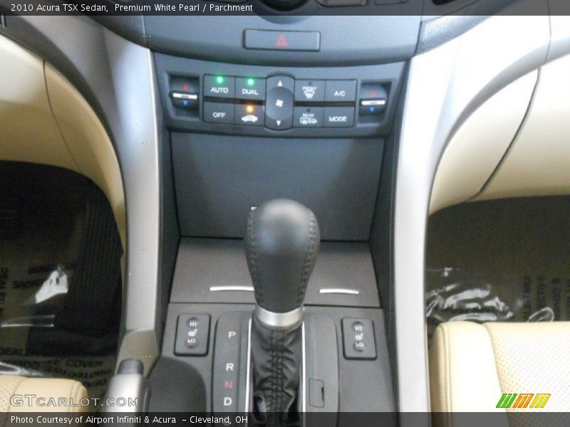 Premium White Pearl / Parchment 2010 Acura TSX Sedan