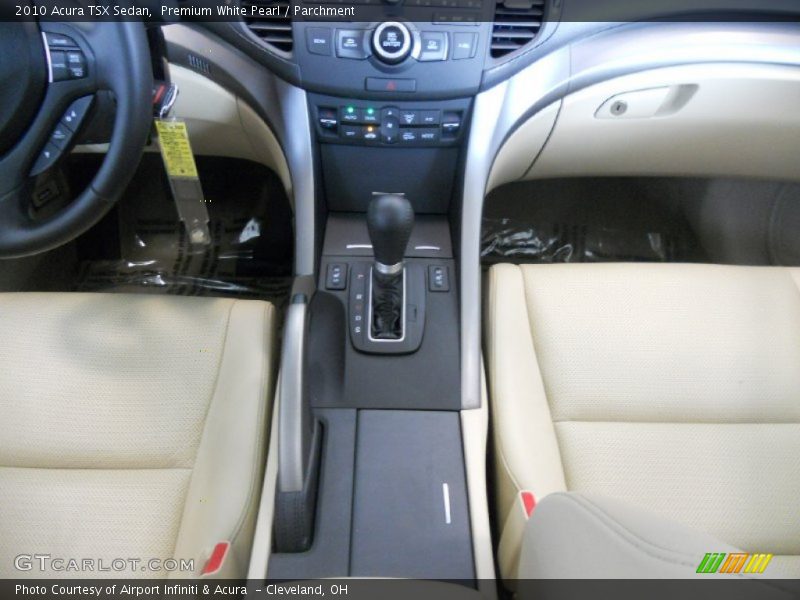 Premium White Pearl / Parchment 2010 Acura TSX Sedan