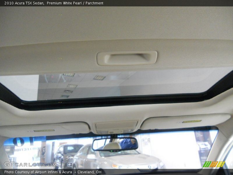 Premium White Pearl / Parchment 2010 Acura TSX Sedan