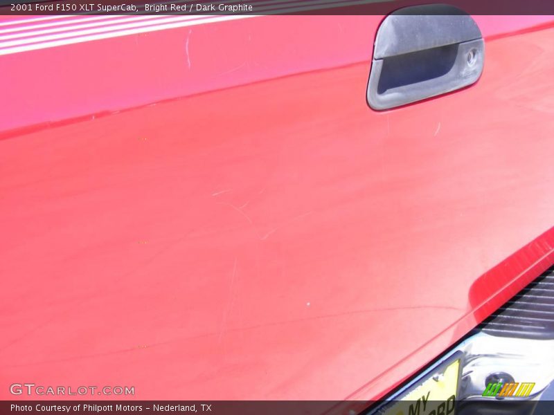Bright Red / Dark Graphite 2001 Ford F150 XLT SuperCab
