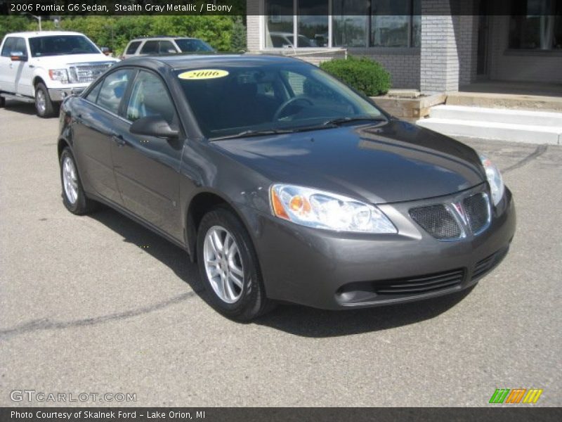 Stealth Gray Metallic / Ebony 2006 Pontiac G6 Sedan