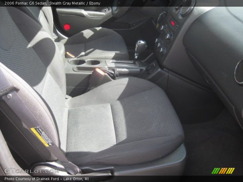 Stealth Gray Metallic / Ebony 2006 Pontiac G6 Sedan