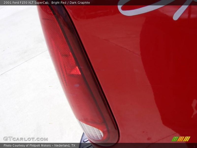 Bright Red / Dark Graphite 2001 Ford F150 XLT SuperCab