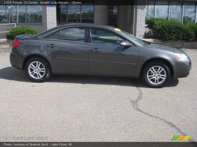 Stealth Gray Metallic / Ebony 2006 Pontiac G6 Sedan