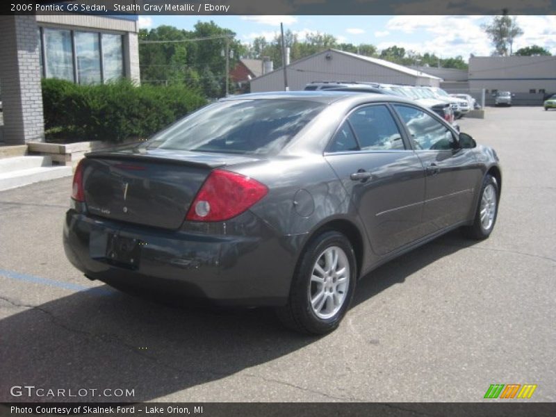 Stealth Gray Metallic / Ebony 2006 Pontiac G6 Sedan