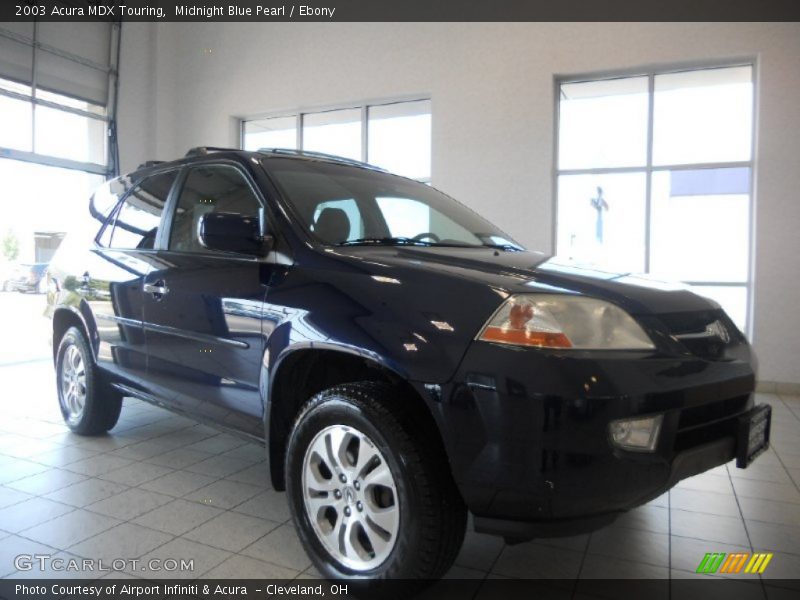 Midnight Blue Pearl / Ebony 2003 Acura MDX Touring