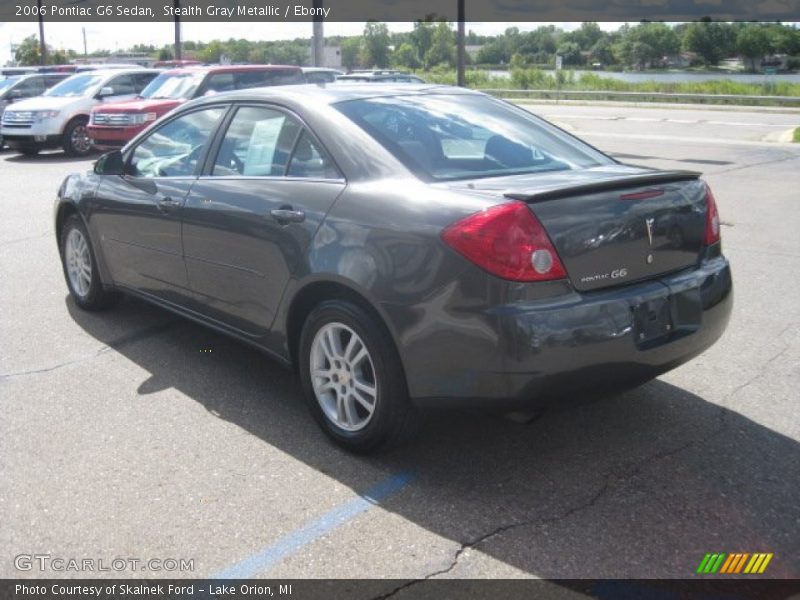 Stealth Gray Metallic / Ebony 2006 Pontiac G6 Sedan