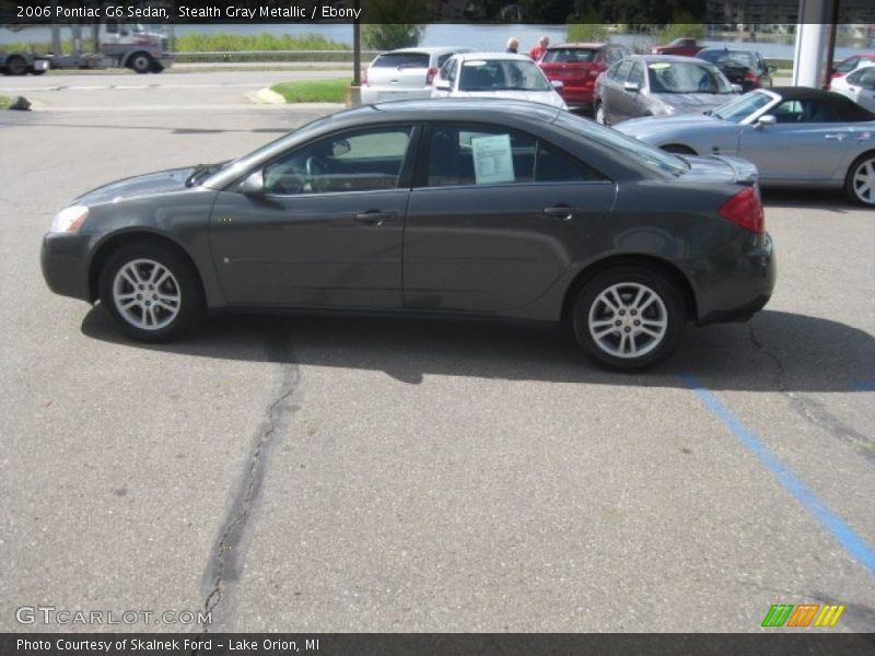 Stealth Gray Metallic / Ebony 2006 Pontiac G6 Sedan