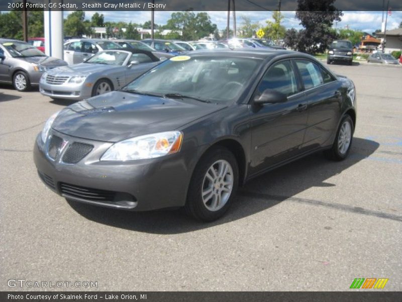 Stealth Gray Metallic / Ebony 2006 Pontiac G6 Sedan