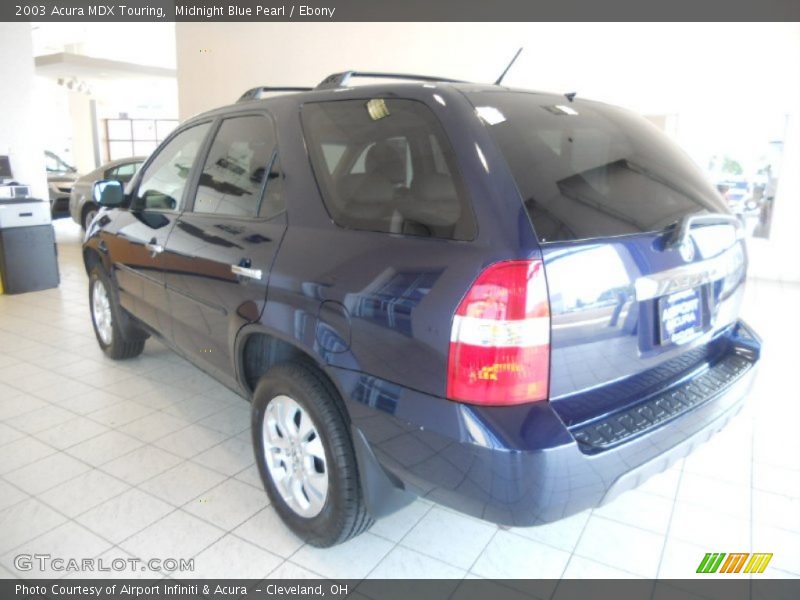 Midnight Blue Pearl / Ebony 2003 Acura MDX Touring