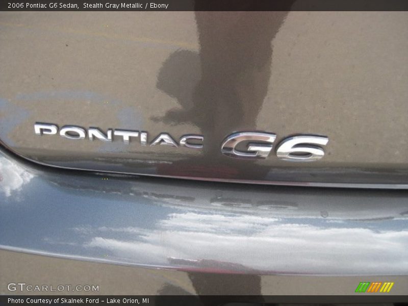 Stealth Gray Metallic / Ebony 2006 Pontiac G6 Sedan