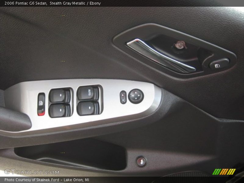 Stealth Gray Metallic / Ebony 2006 Pontiac G6 Sedan