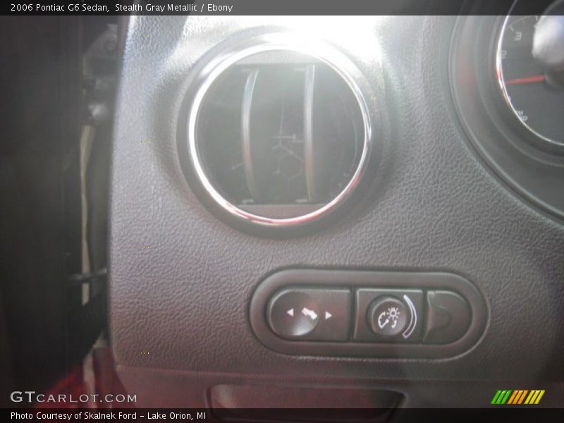Stealth Gray Metallic / Ebony 2006 Pontiac G6 Sedan