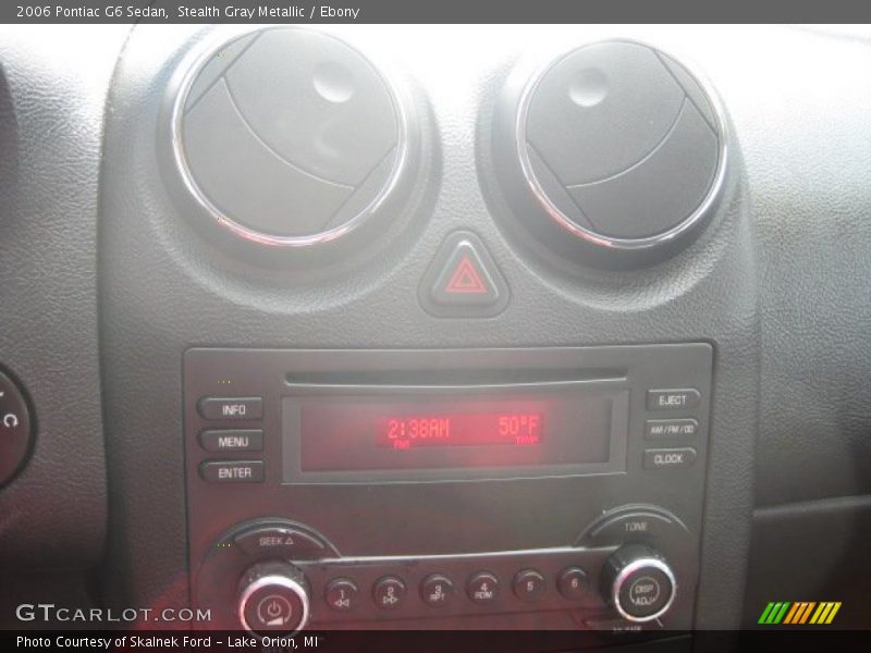 Stealth Gray Metallic / Ebony 2006 Pontiac G6 Sedan