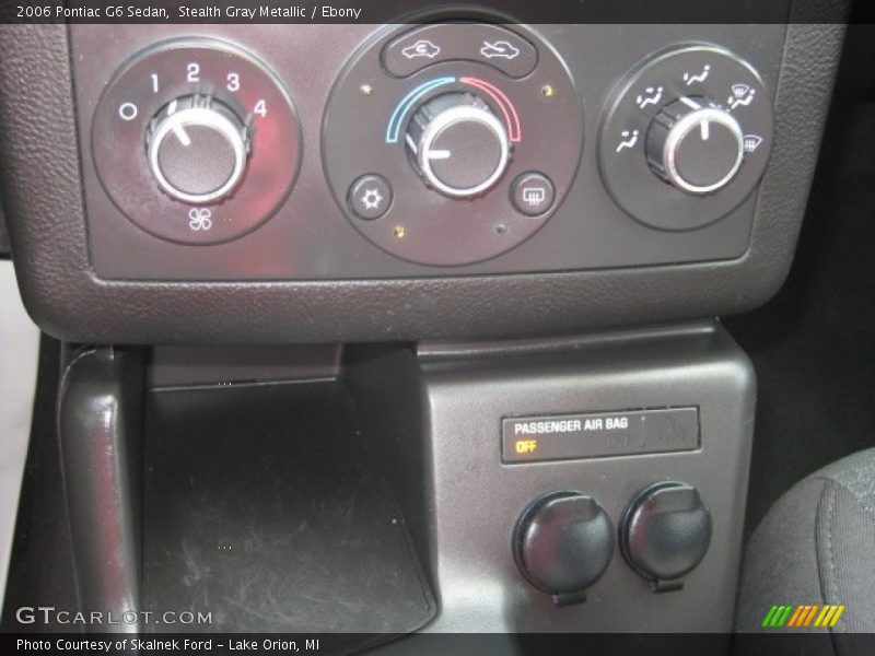 Stealth Gray Metallic / Ebony 2006 Pontiac G6 Sedan