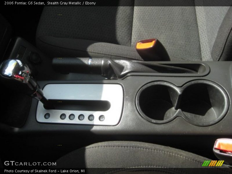 Stealth Gray Metallic / Ebony 2006 Pontiac G6 Sedan