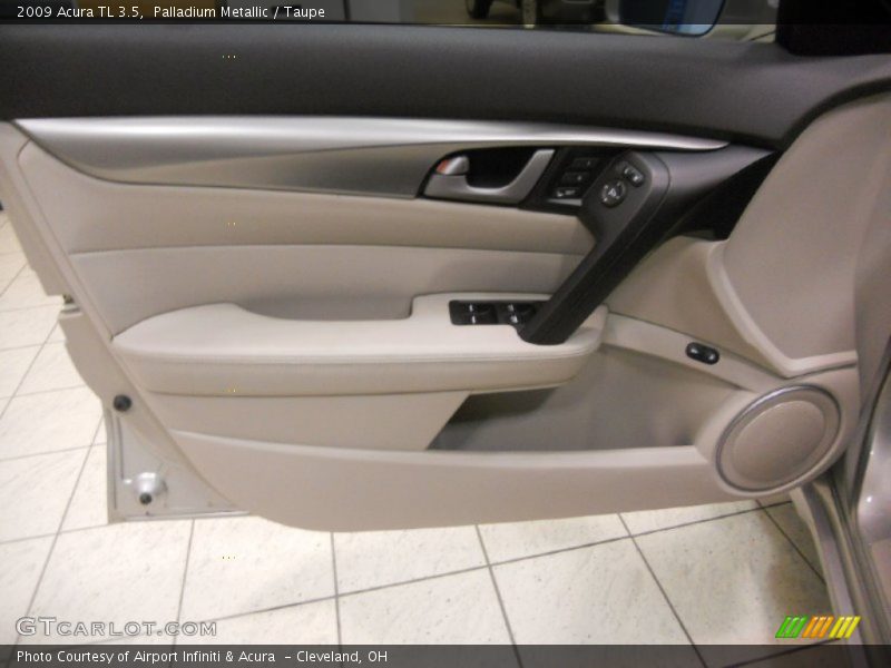 Palladium Metallic / Taupe 2009 Acura TL 3.5