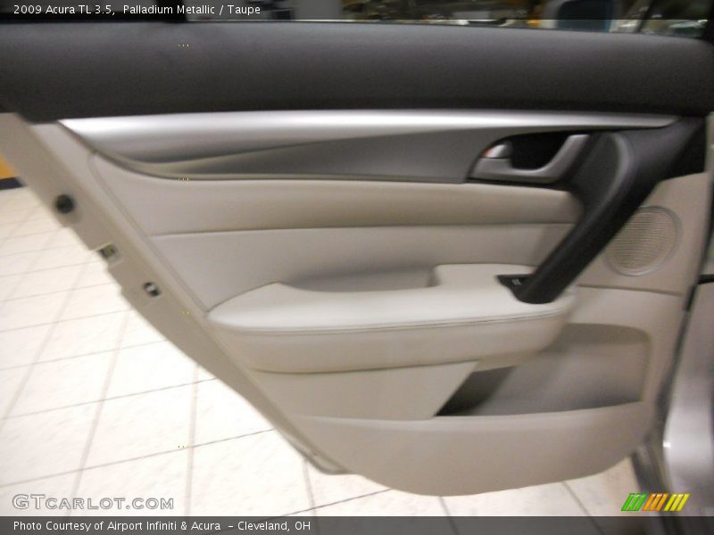 Palladium Metallic / Taupe 2009 Acura TL 3.5