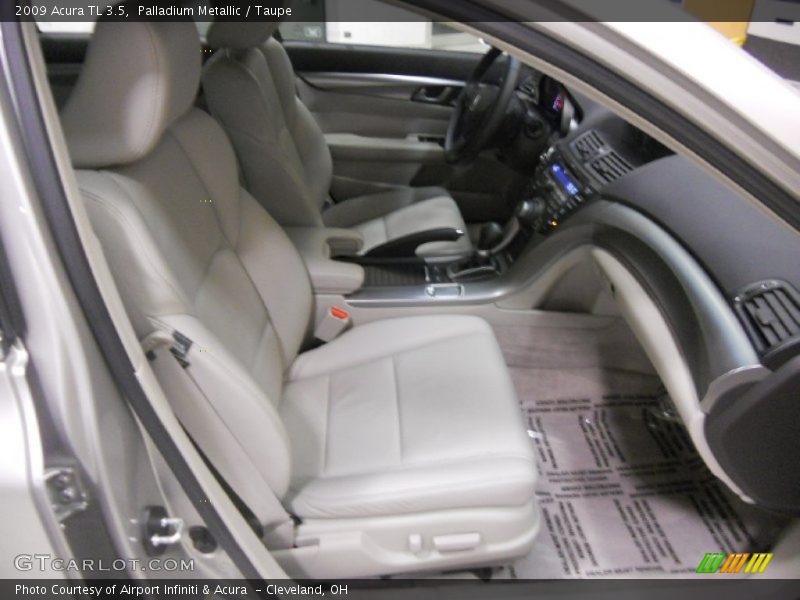 Palladium Metallic / Taupe 2009 Acura TL 3.5