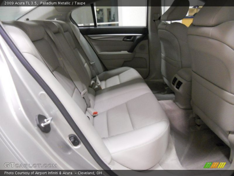 Palladium Metallic / Taupe 2009 Acura TL 3.5