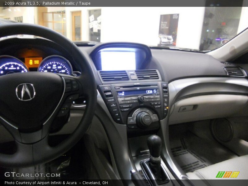 Palladium Metallic / Taupe 2009 Acura TL 3.5