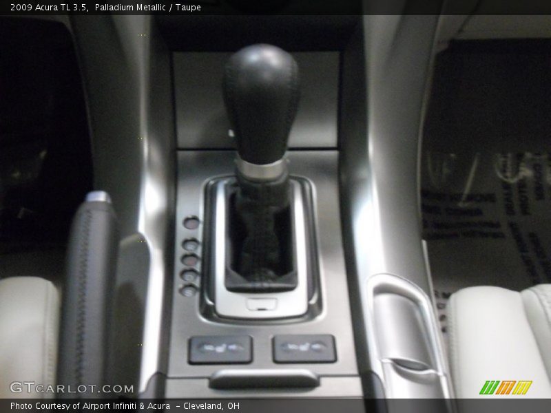 Palladium Metallic / Taupe 2009 Acura TL 3.5