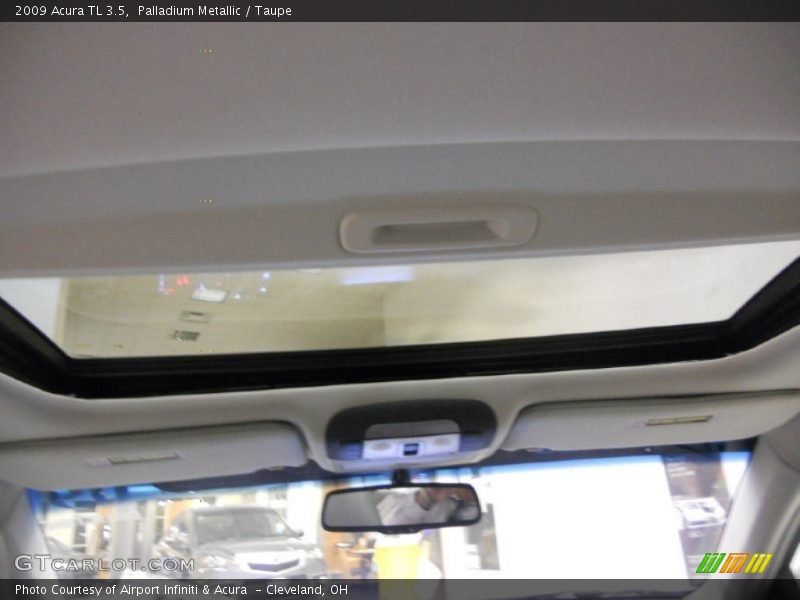 Palladium Metallic / Taupe 2009 Acura TL 3.5