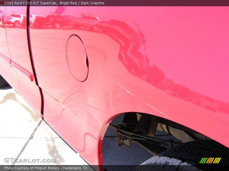 Bright Red / Dark Graphite 2001 Ford F150 XLT SuperCab
