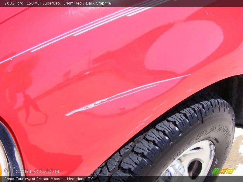Bright Red / Dark Graphite 2001 Ford F150 XLT SuperCab