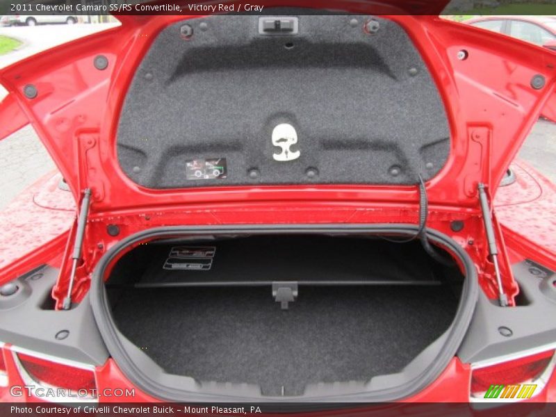 Victory Red / Gray 2011 Chevrolet Camaro SS/RS Convertible