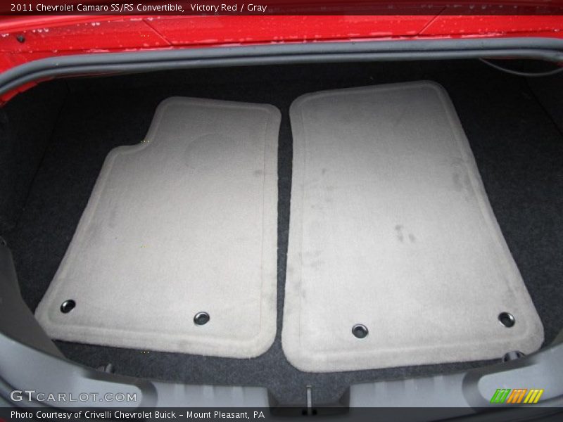 Victory Red / Gray 2011 Chevrolet Camaro SS/RS Convertible