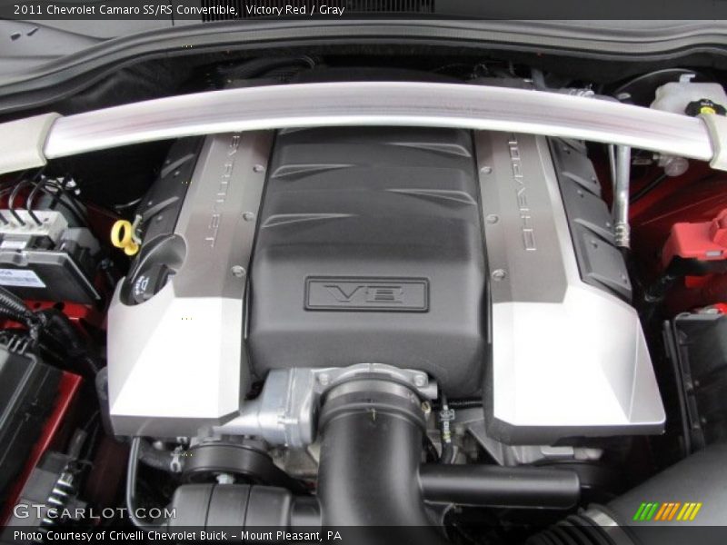 Victory Red / Gray 2011 Chevrolet Camaro SS/RS Convertible