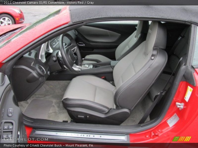  2011 Camaro SS/RS Convertible Gray Interior
