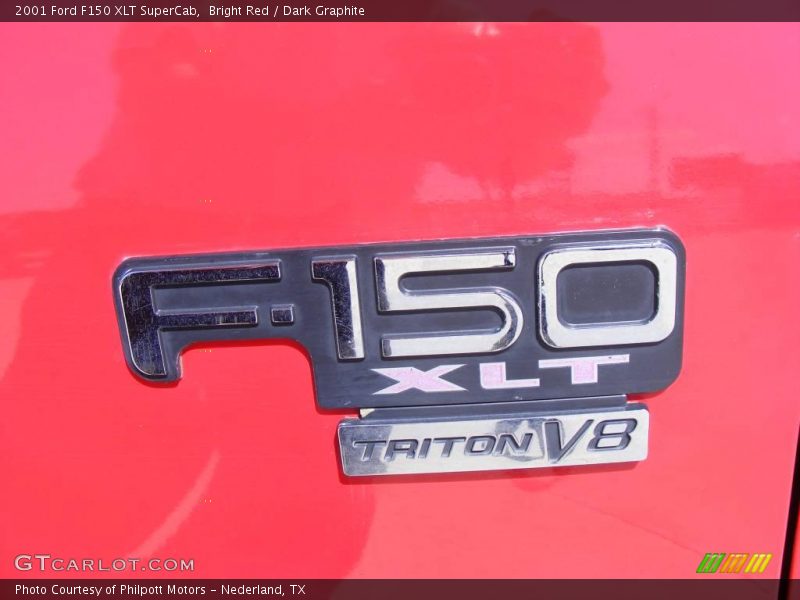 Bright Red / Dark Graphite 2001 Ford F150 XLT SuperCab