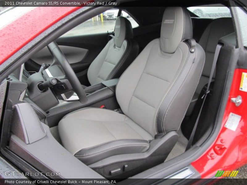 Victory Red / Gray 2011 Chevrolet Camaro SS/RS Convertible
