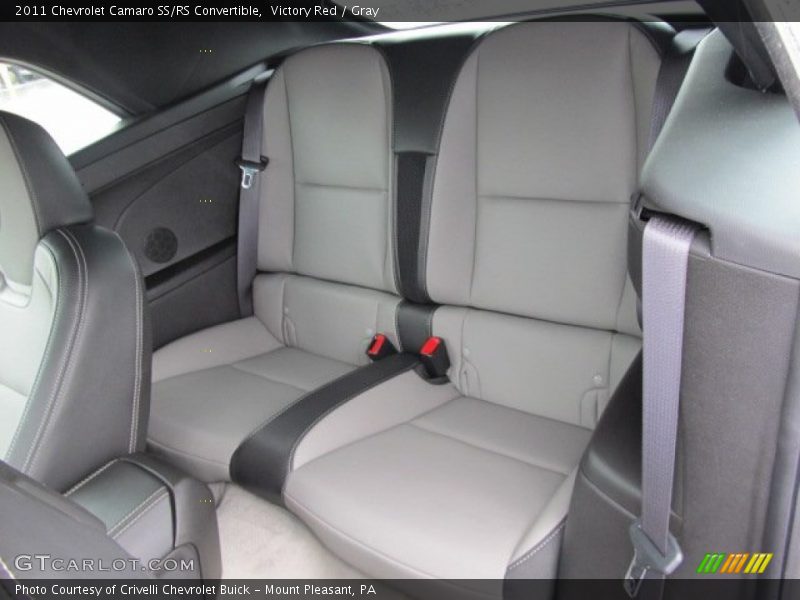 2011 Camaro SS/RS Convertible Gray Interior