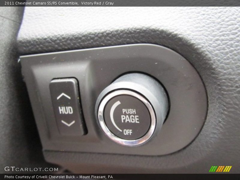 Victory Red / Gray 2011 Chevrolet Camaro SS/RS Convertible