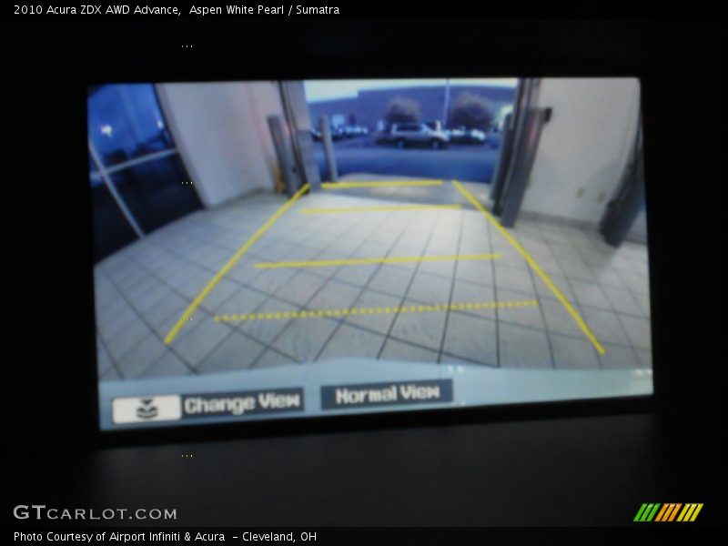 Aspen White Pearl / Sumatra 2010 Acura ZDX AWD Advance
