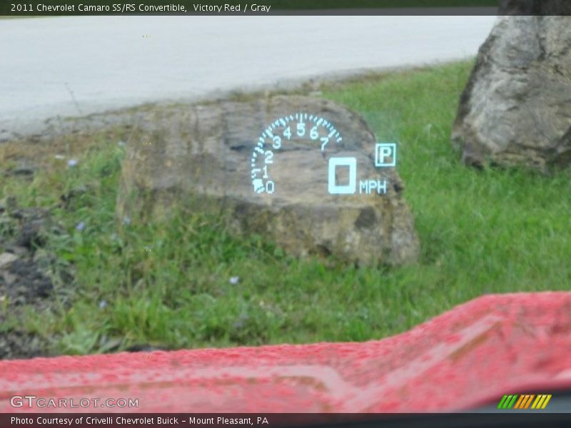 Victory Red / Gray 2011 Chevrolet Camaro SS/RS Convertible