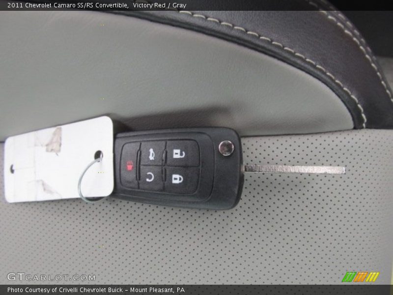Victory Red / Gray 2011 Chevrolet Camaro SS/RS Convertible