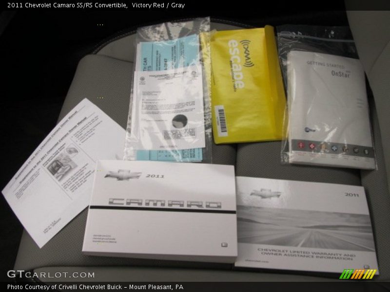 Victory Red / Gray 2011 Chevrolet Camaro SS/RS Convertible
