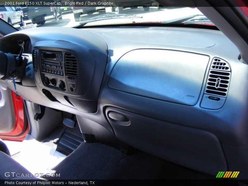 Bright Red / Dark Graphite 2001 Ford F150 XLT SuperCab