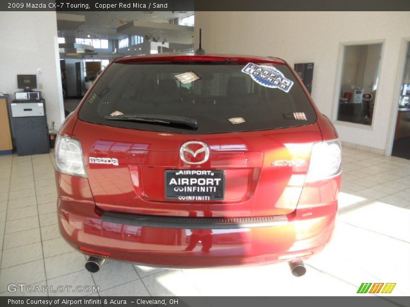 Copper Red Mica / Sand 2009 Mazda CX-7 Touring
