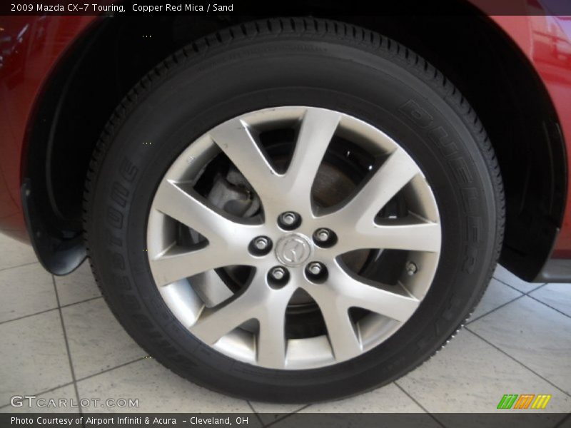 Copper Red Mica / Sand 2009 Mazda CX-7 Touring