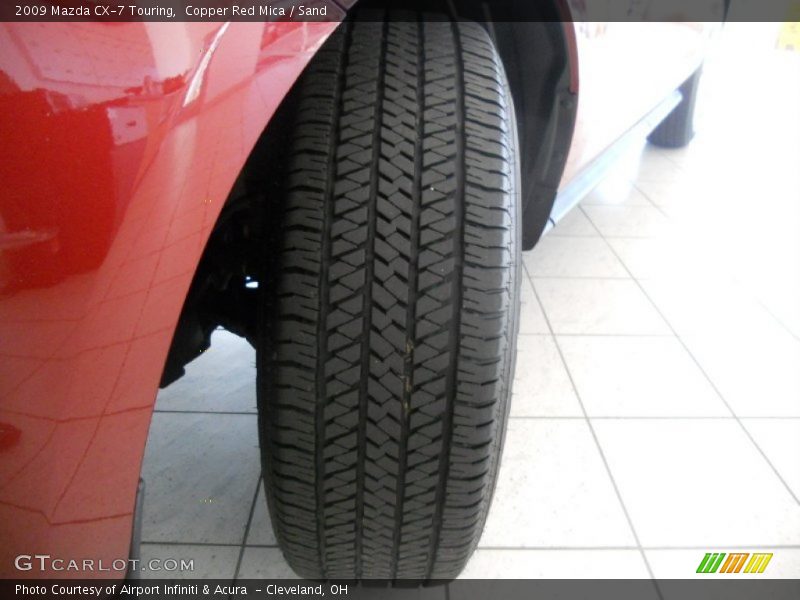 Copper Red Mica / Sand 2009 Mazda CX-7 Touring