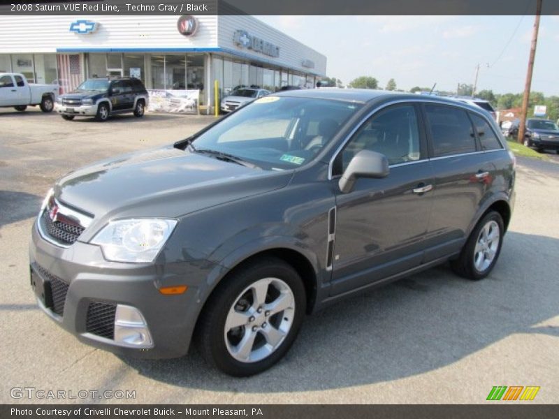 Techno Gray / Black 2008 Saturn VUE Red Line