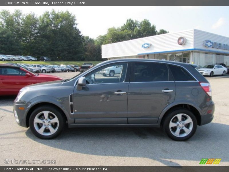 Techno Gray / Black 2008 Saturn VUE Red Line